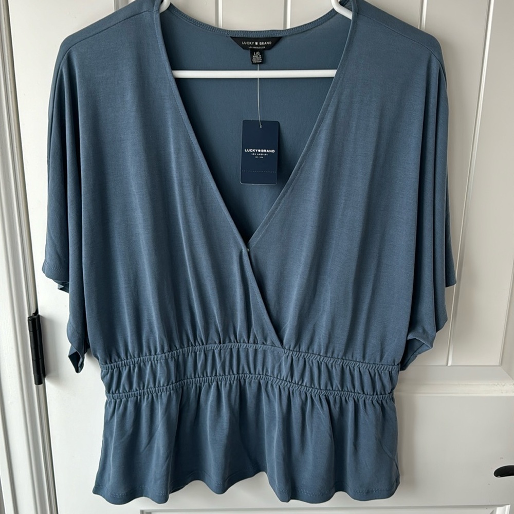 Lucky Brand Blue Blouse